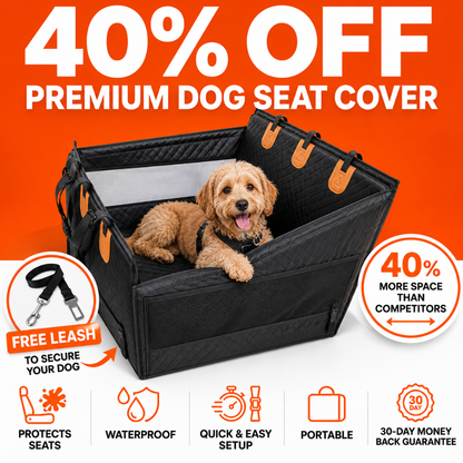 Paw Protect - Hard Bottom Single Seat Cover 🐾