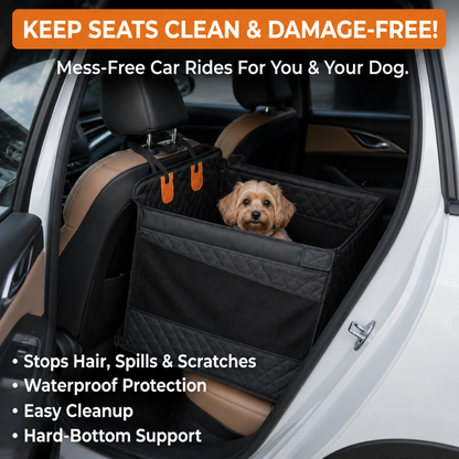 Paw Protect - Hard Bottom Single Seat Cover 🐾