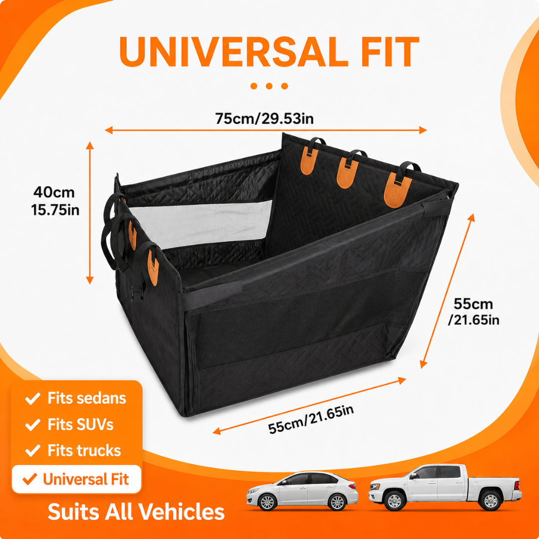 Paw Protect - Hard Bottom Single Seat Cover 🐾