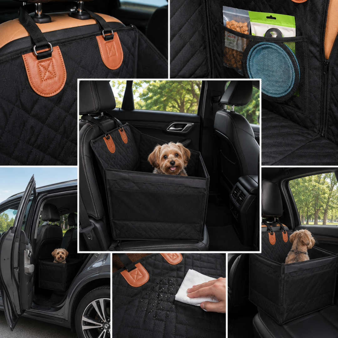 Paw Protect - Hard Bottom Single Seat Cover 🐾