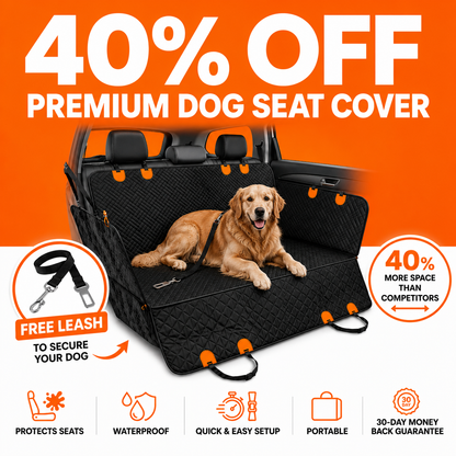 Paw Protect - Hard Bottom Car Seat Cover🐾
