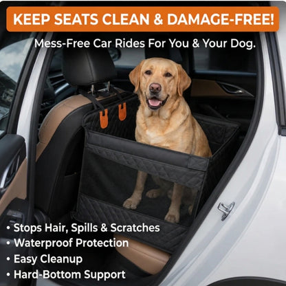 🐶Paw Protect - Hard Bottom Single Seat Cover