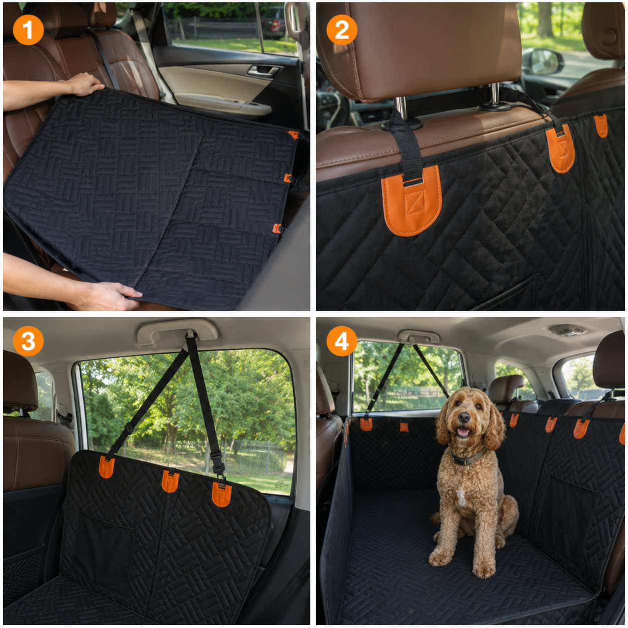 Paw Protect - Hard Bottom Car Seat Cover🐾